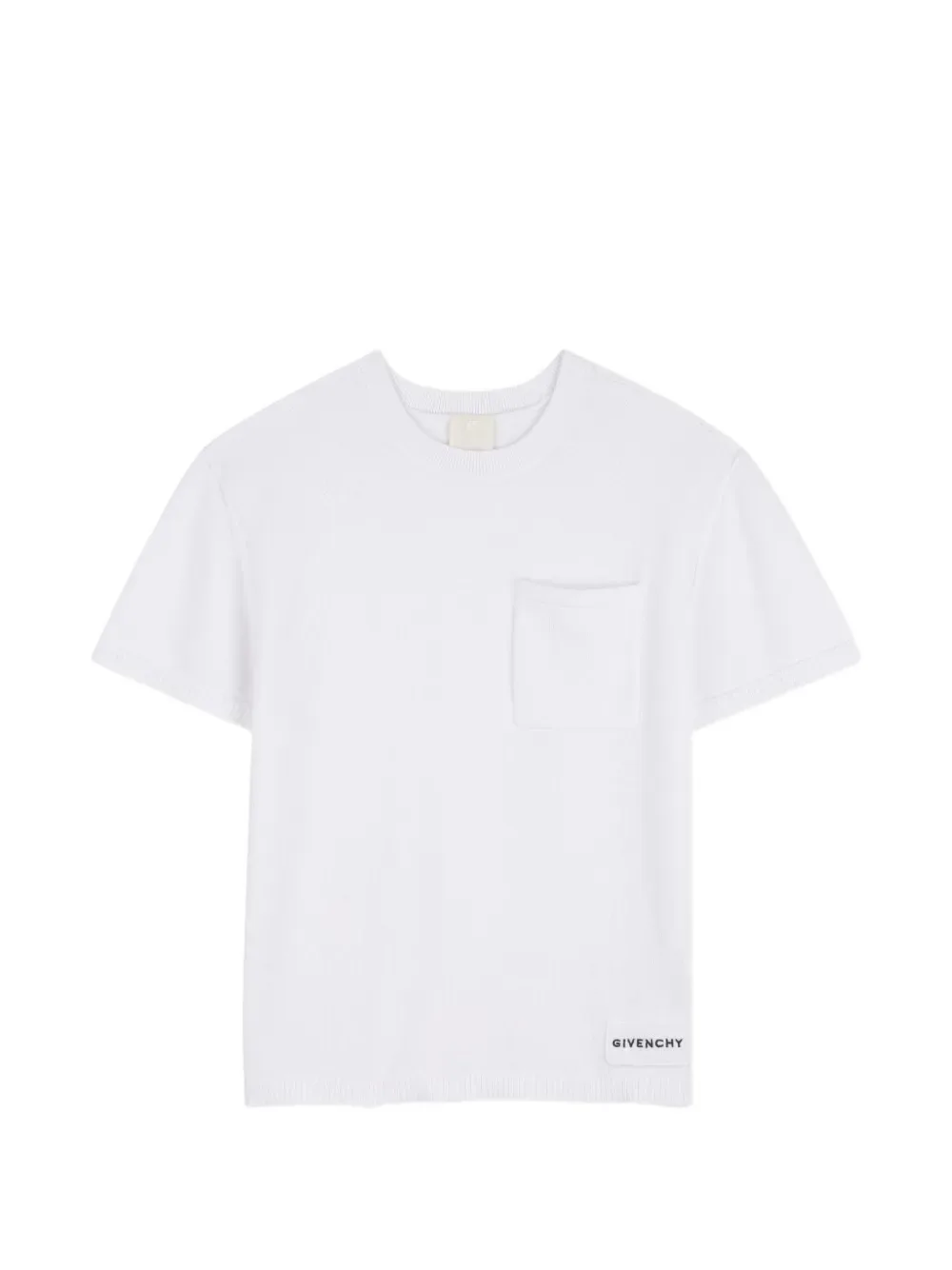 logo-embroidered T-shirt -
