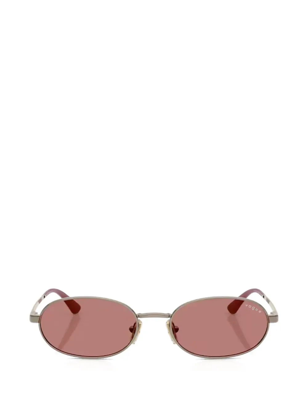 oval-frame sunglasses -