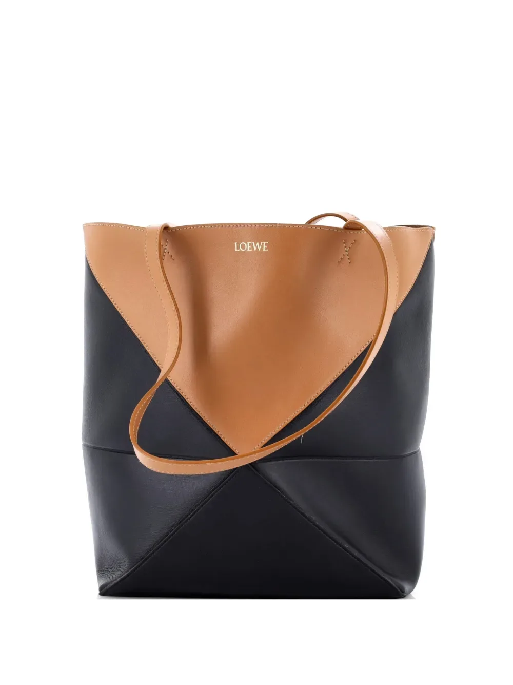 Puzzle Fold Leather Medium tote bag -