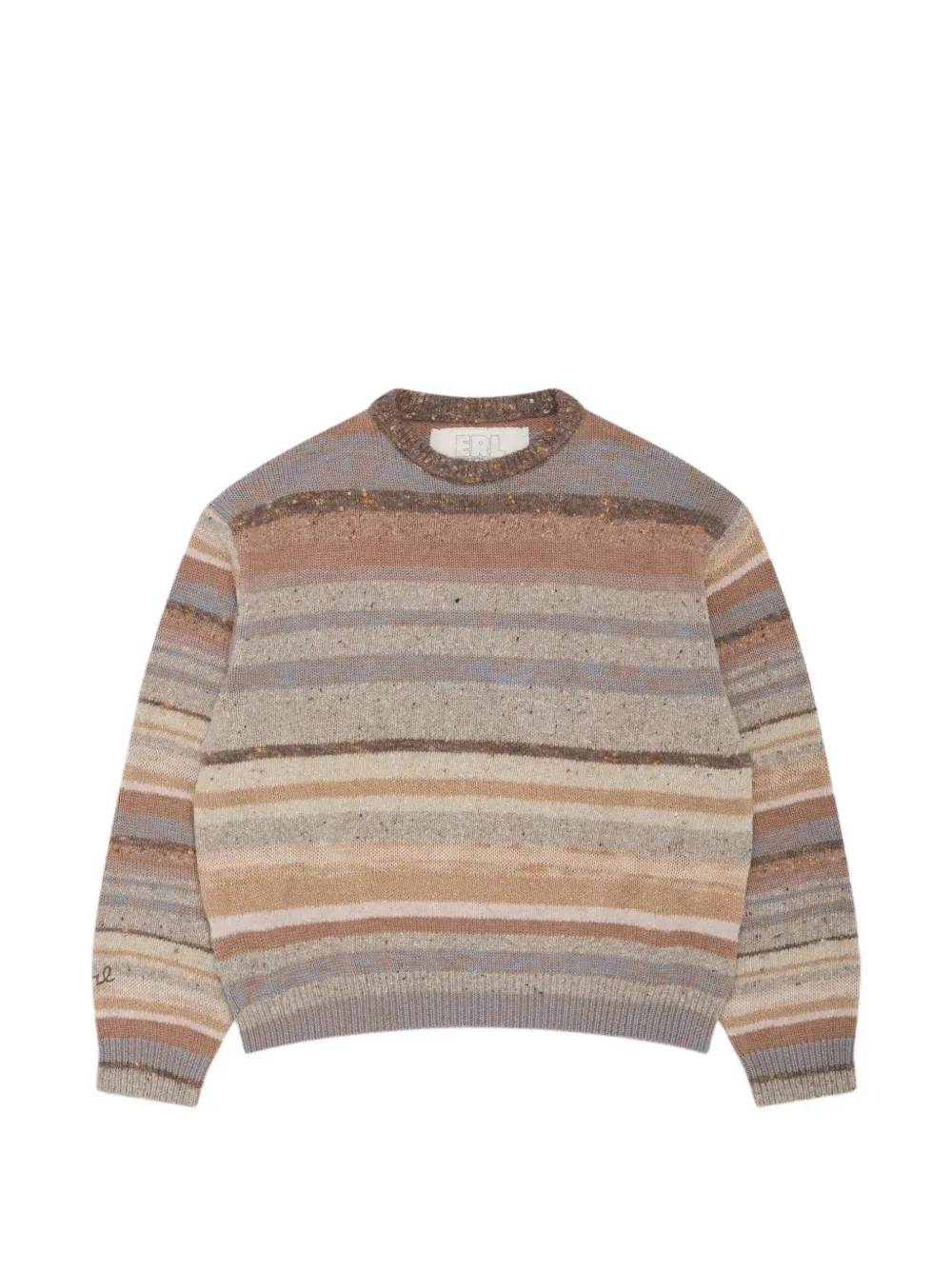 striped crew-neck sweater -