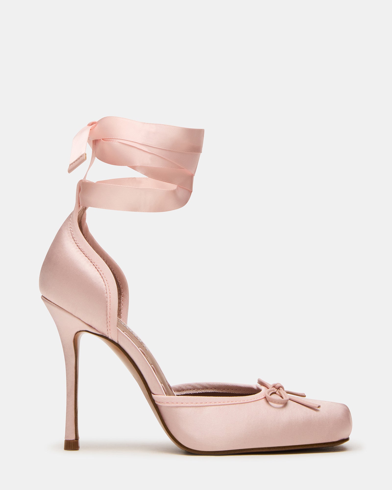 Larina Lace-Up Heels - Satin
