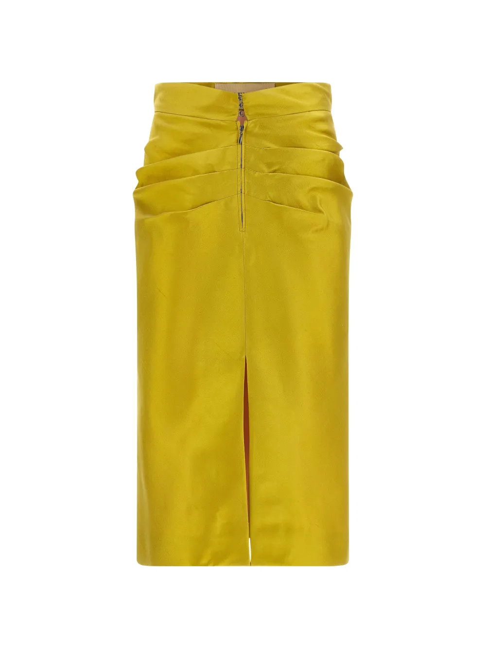 pleated midi skirt -