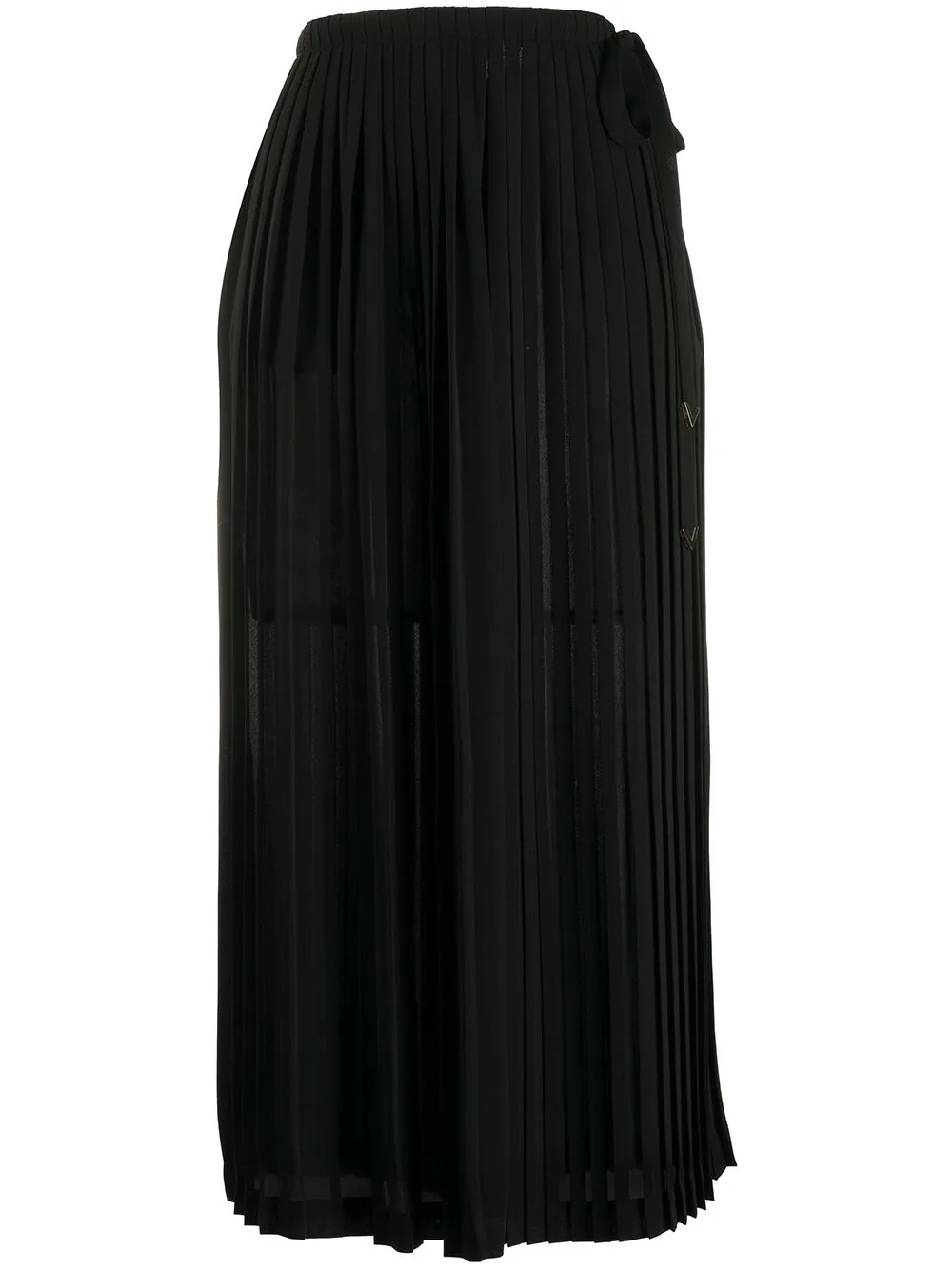Pleated Midi Skirt