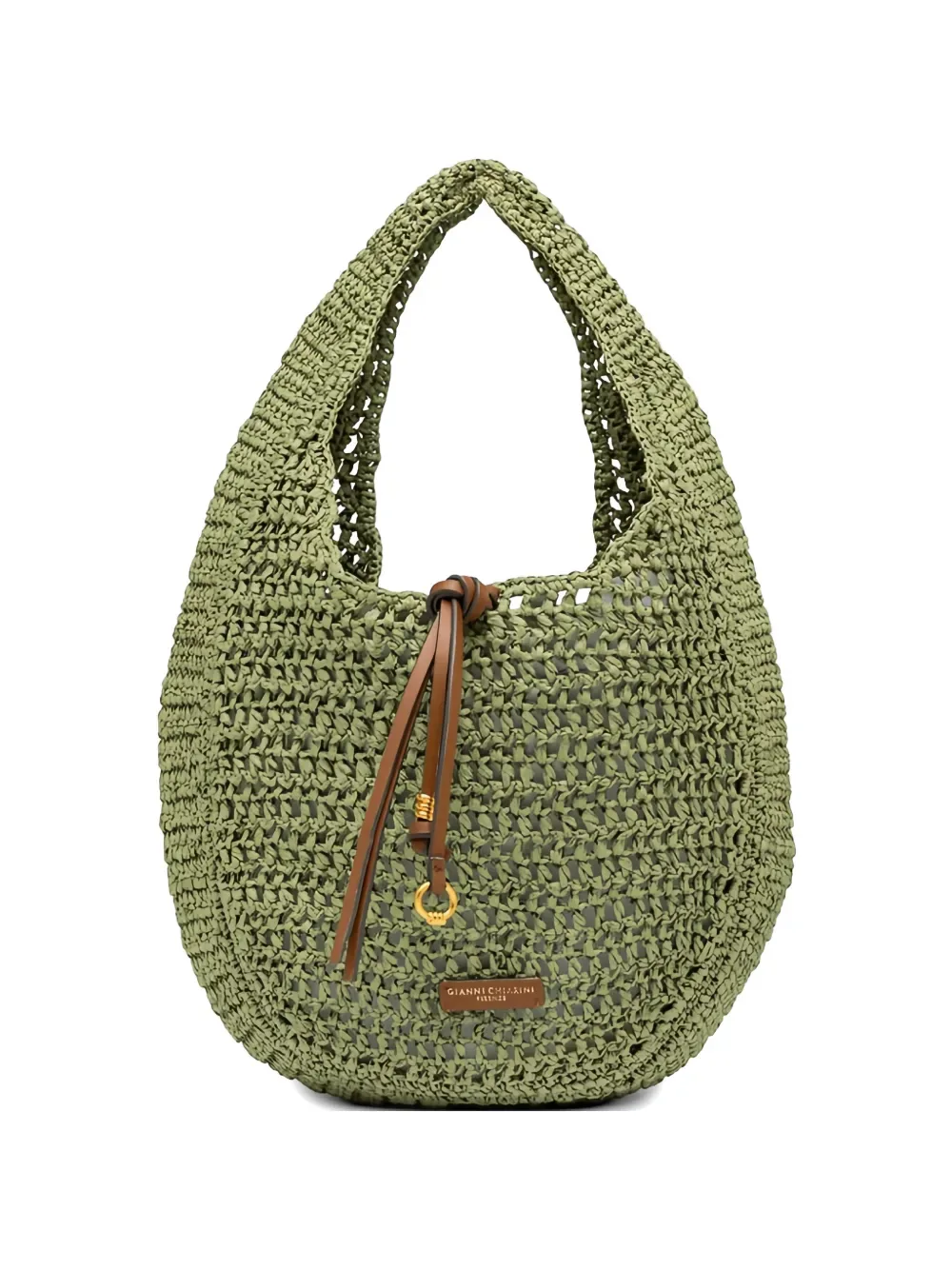 Nefeli logo-patch shoulder bag - by GIANNI CHIARINI