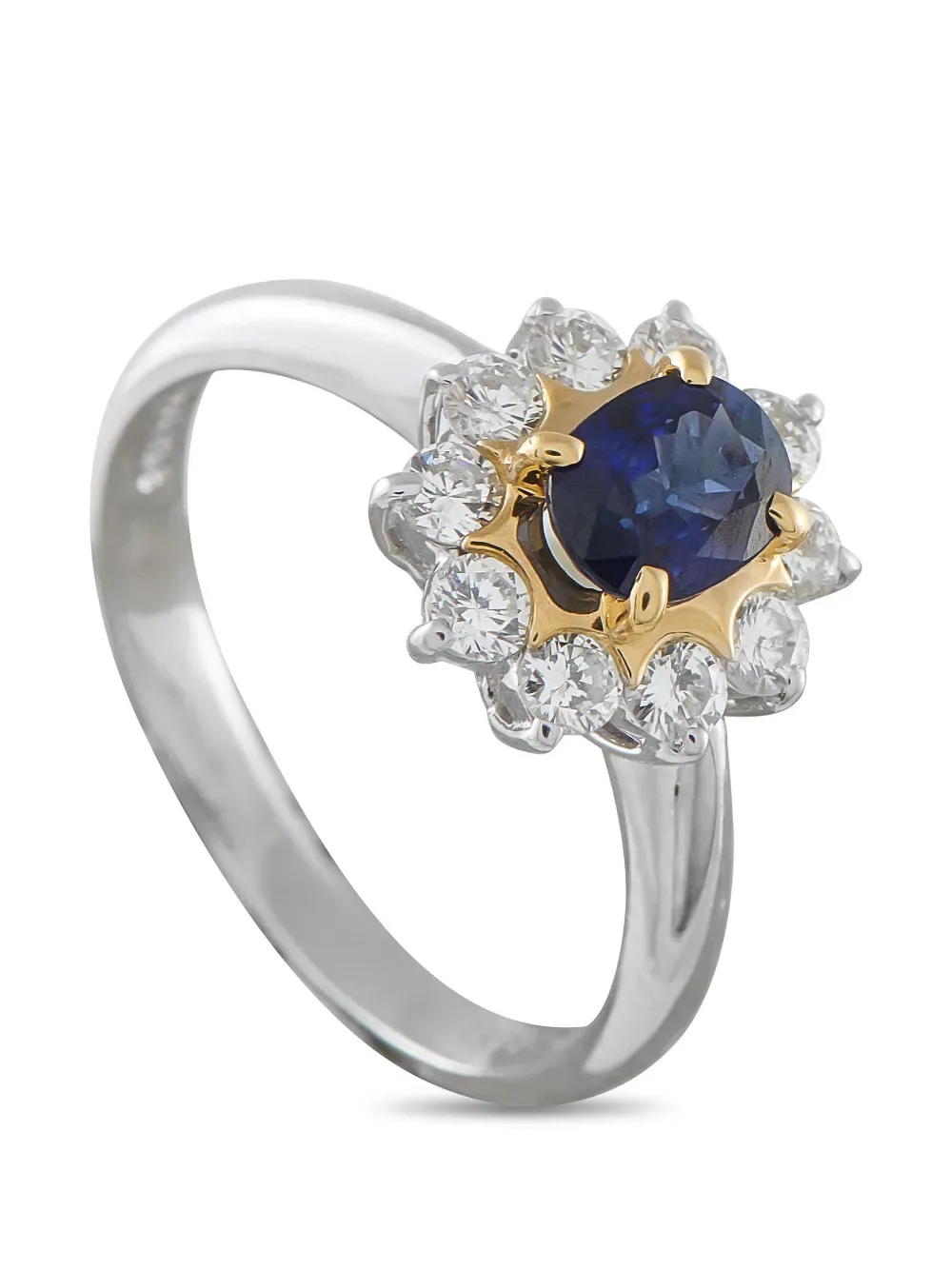 sapphire and diamond ring -