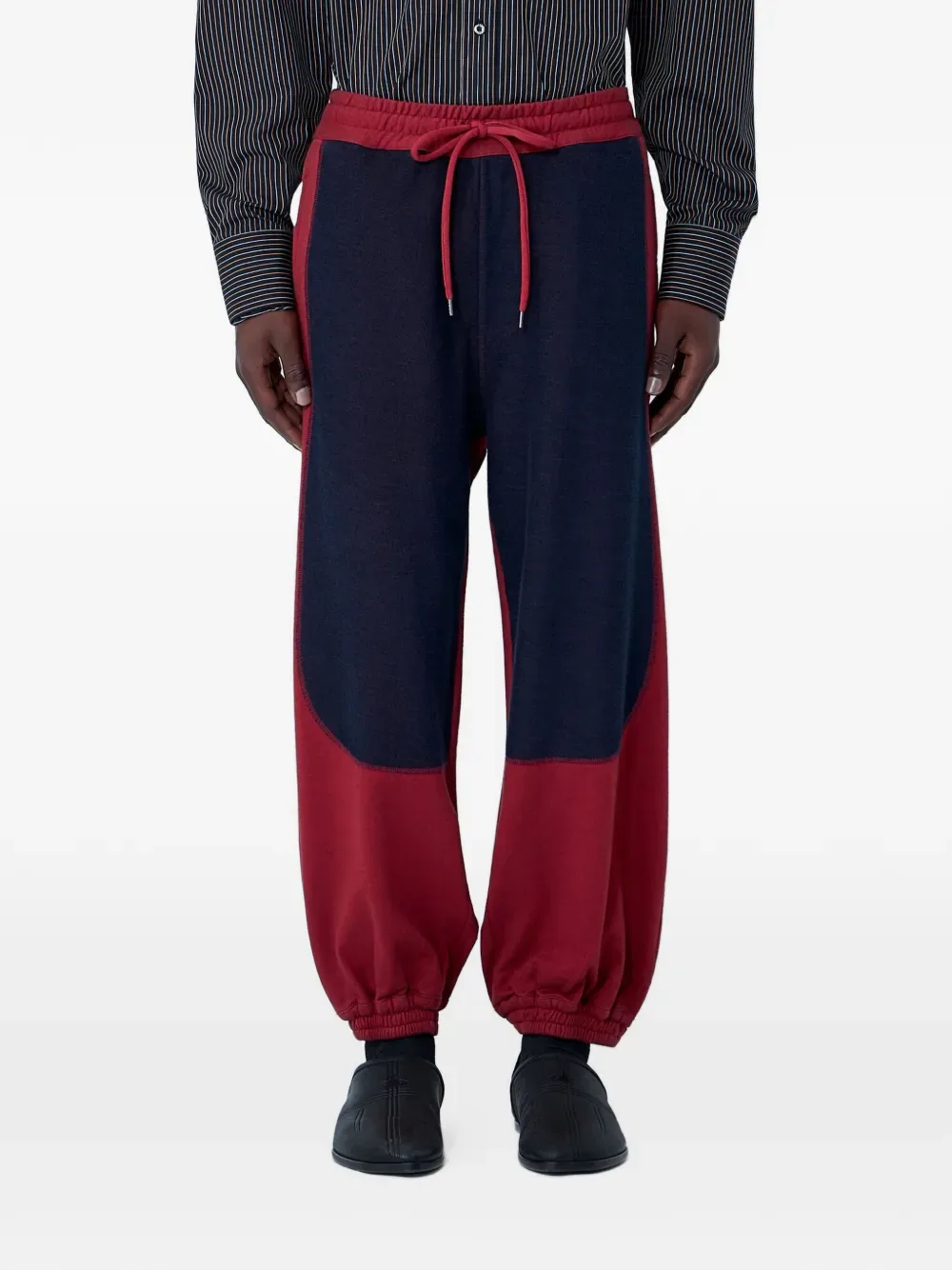 contrast-panel track pants - by Vivienne Westwood