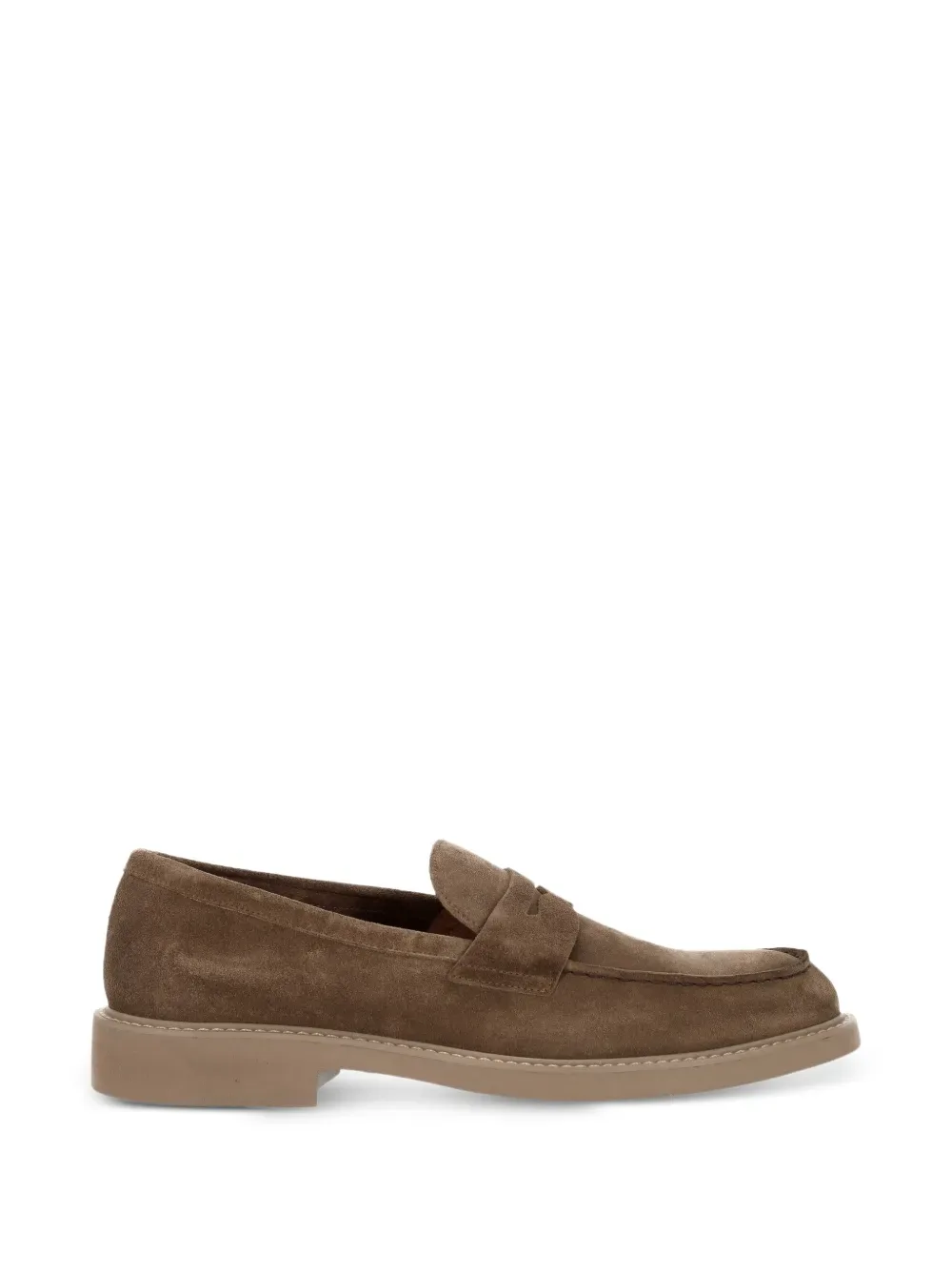 suede penny loafers -