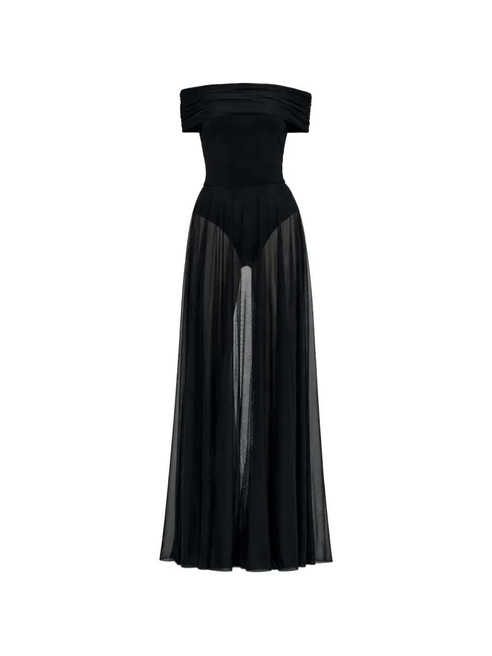 off-shoulder maxi dress - by Norma Kamali