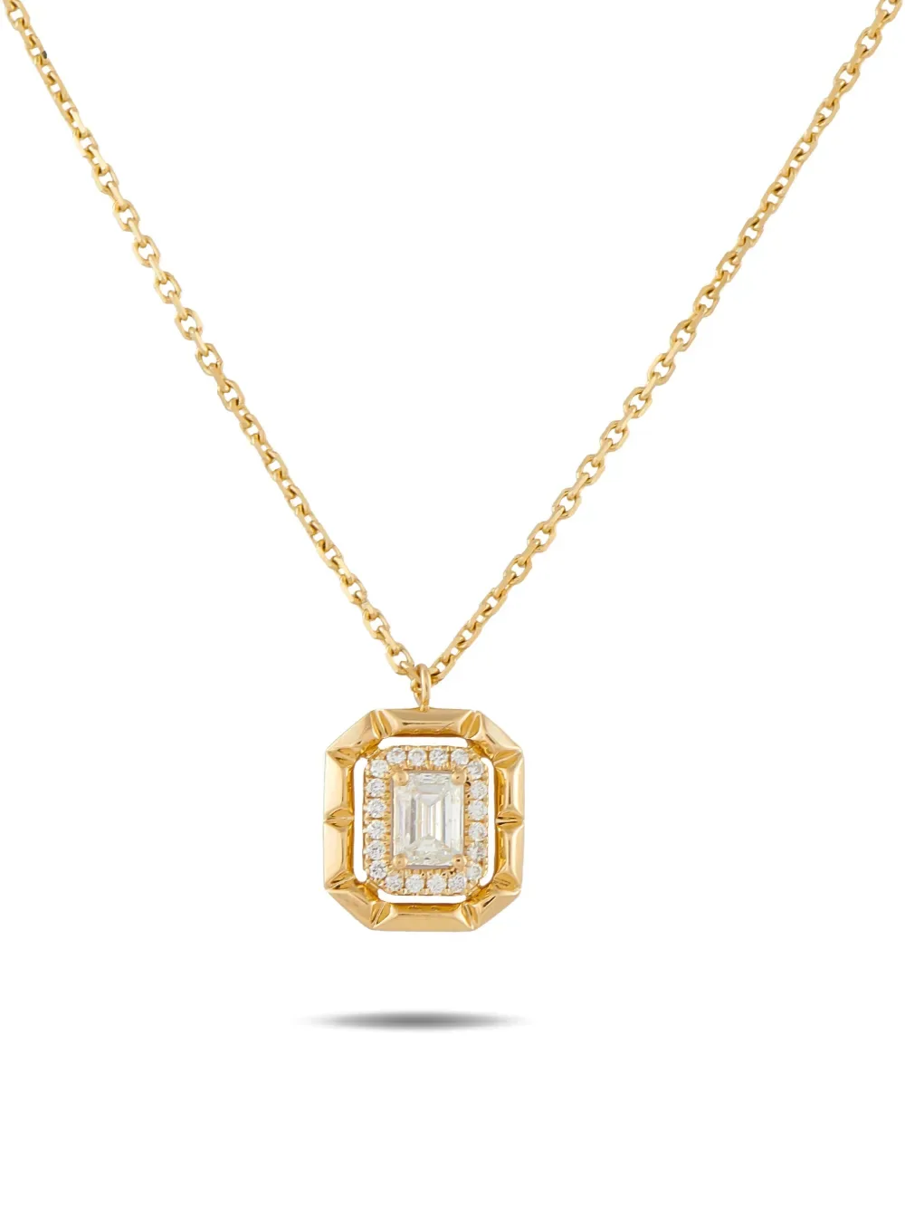 diamond-pendant necklace -
