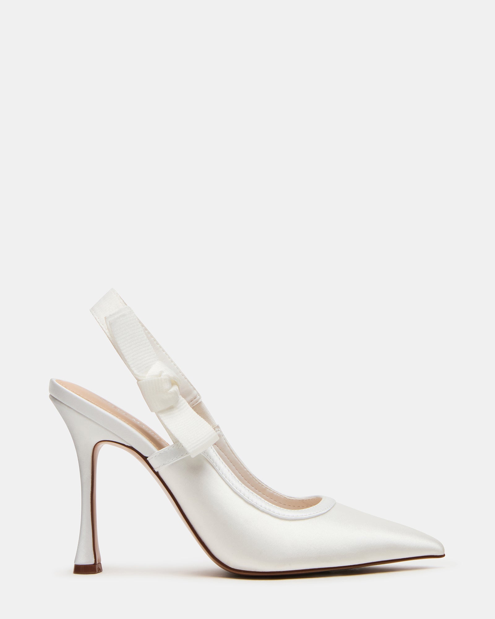 Bri Pointed Toe Heels - Satin