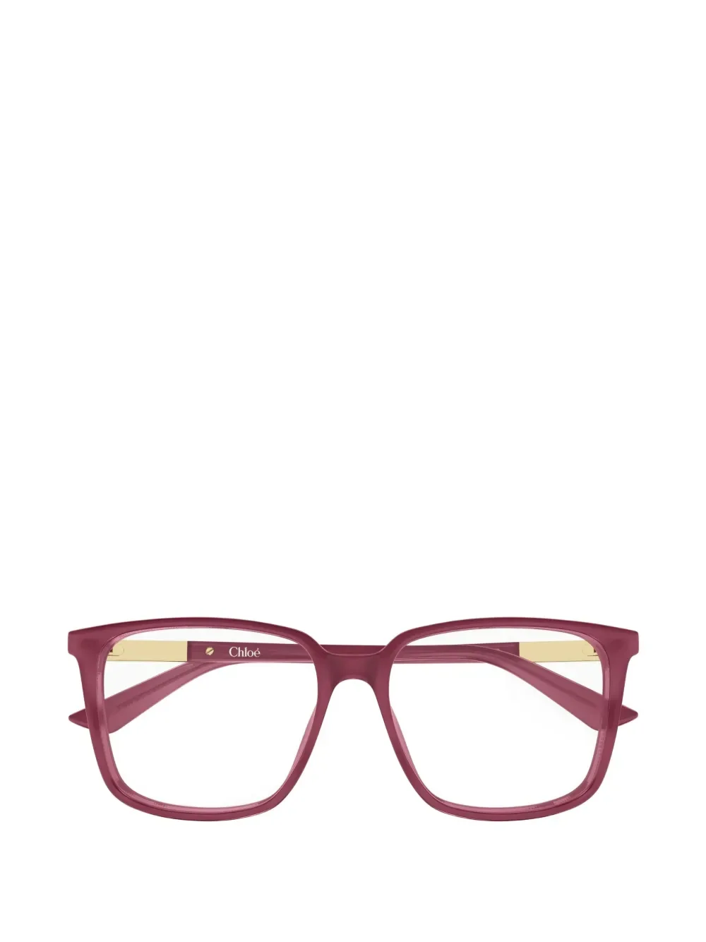 square-frame glasses -