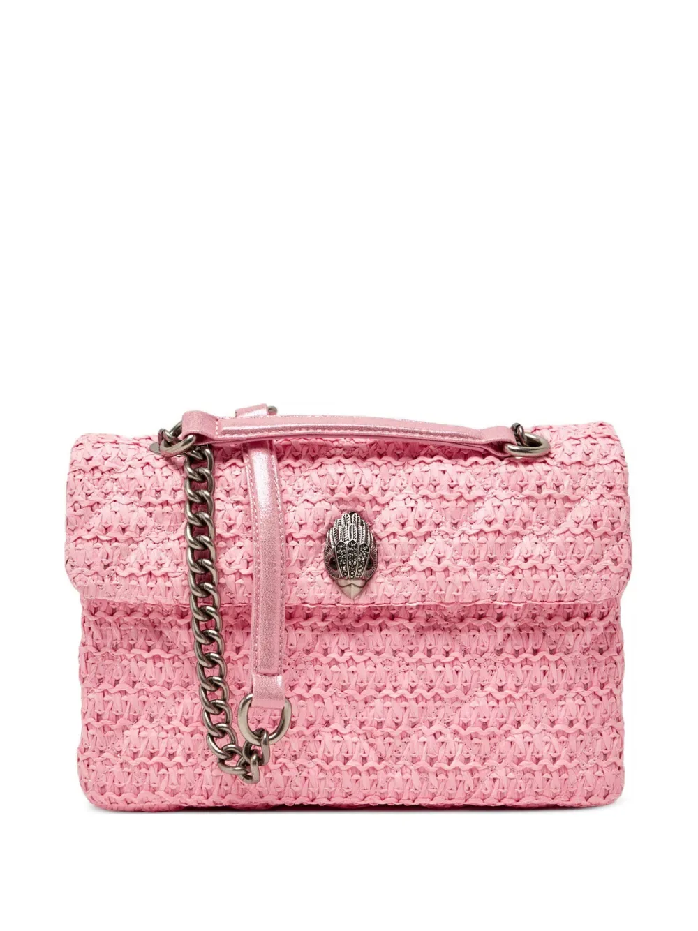 woven chain-strap shoulder bag - by Kurt Geiger London