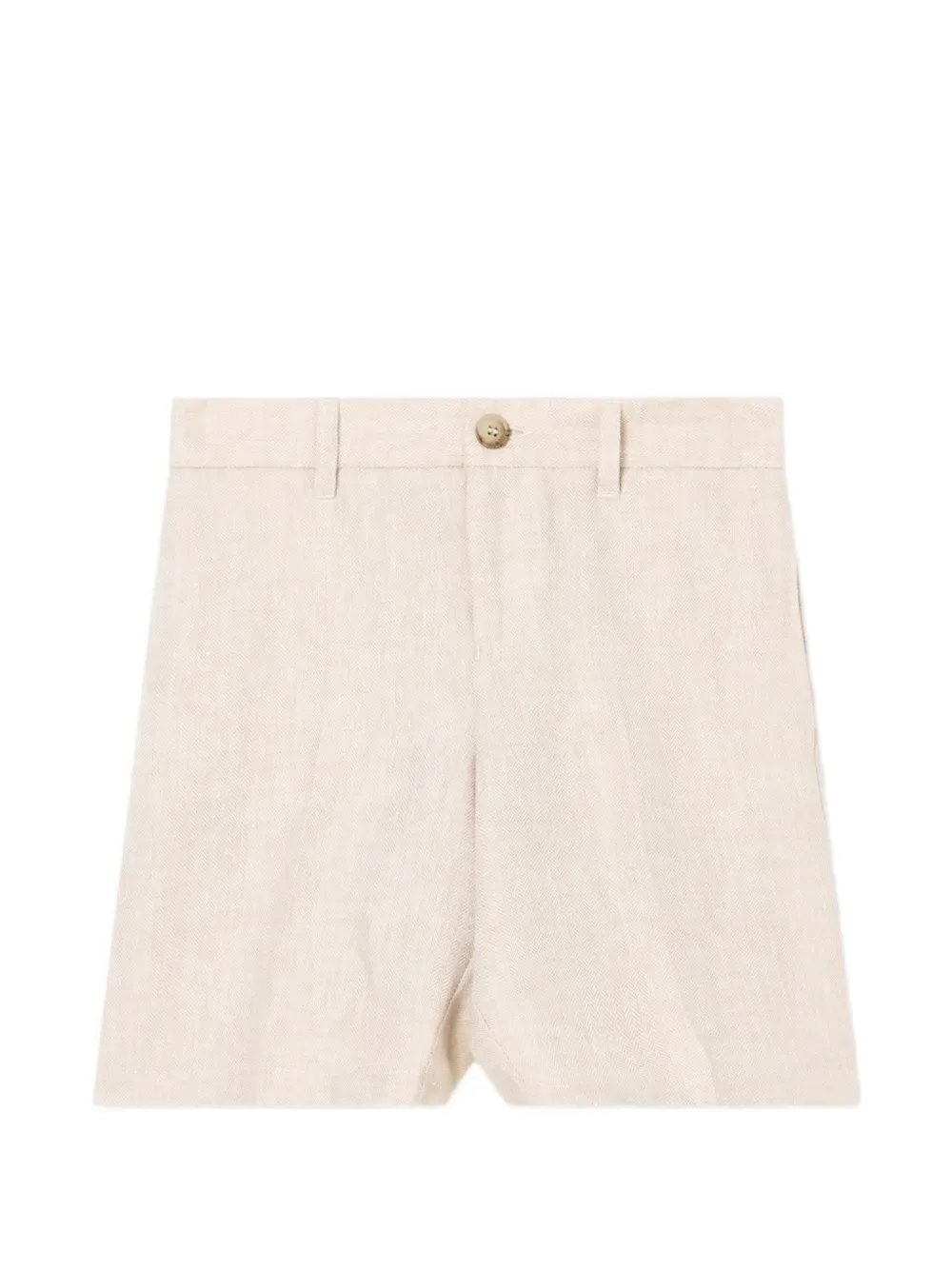 herringbone-pattern shorts - by Emporio Armani Kids