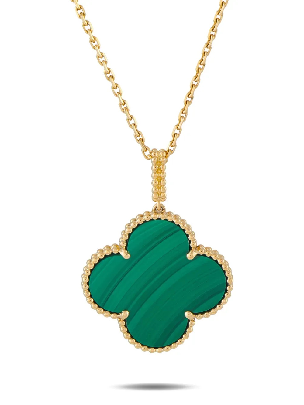Alhambra malachite necklace -