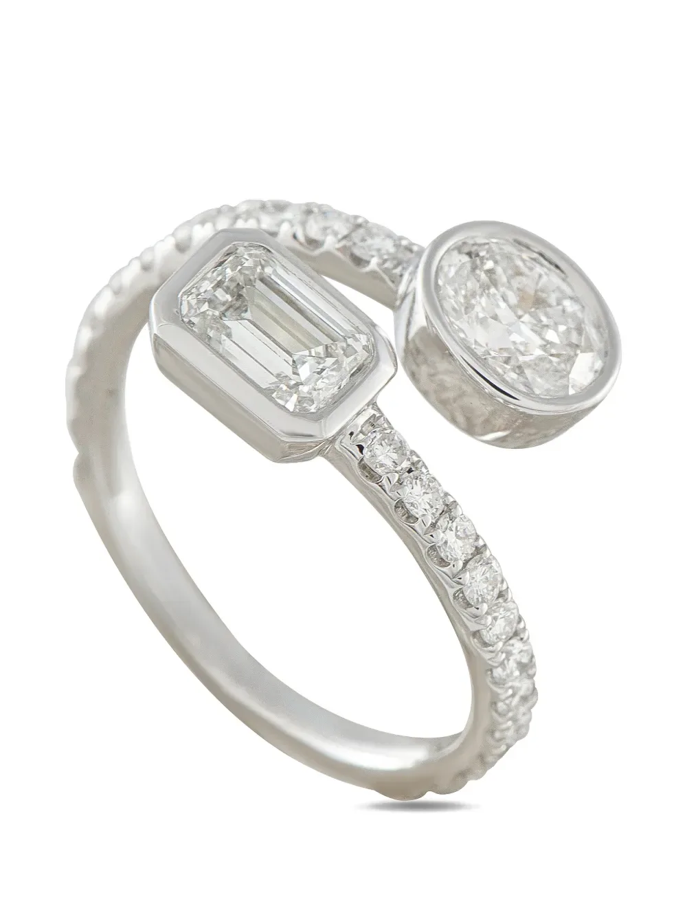diamond bypass ring -