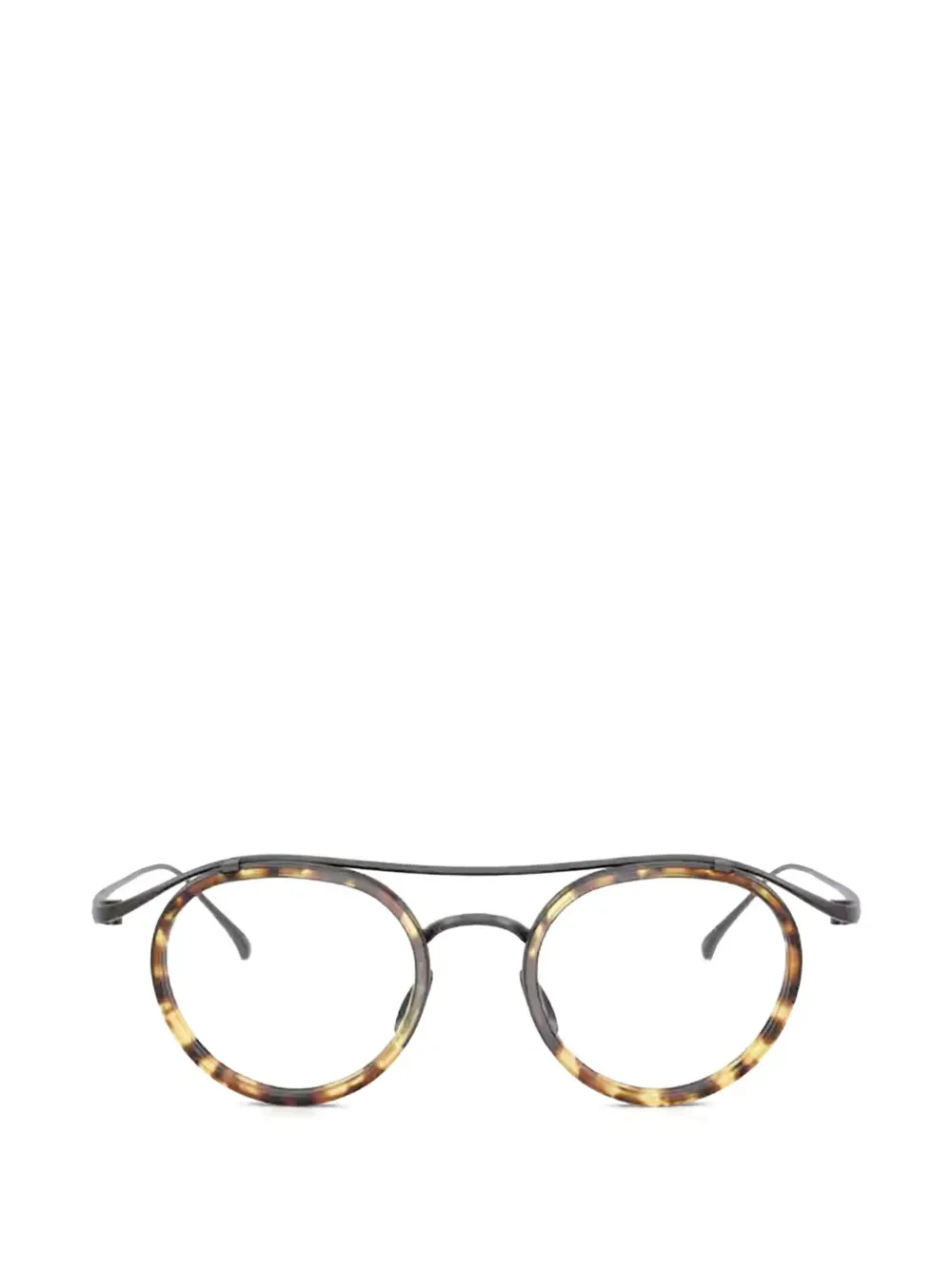 round-frame glasses -