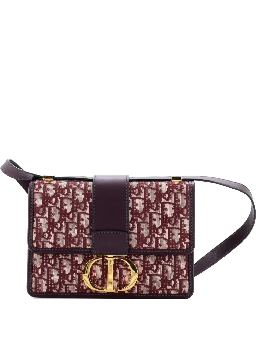 30 Montaigne Flap Bag Oblique Canvas crossbody bag -