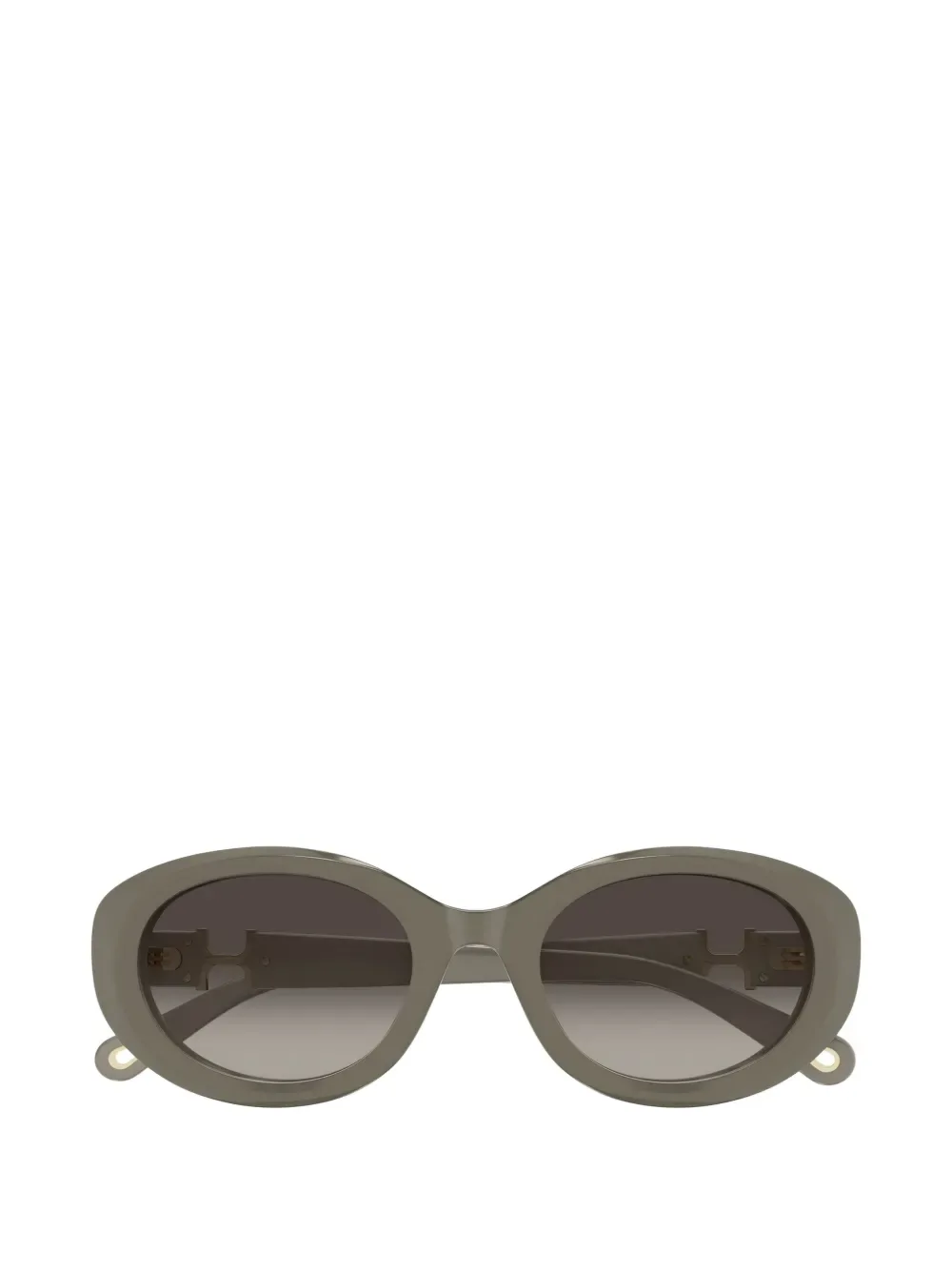 oval-frame sunglasses -