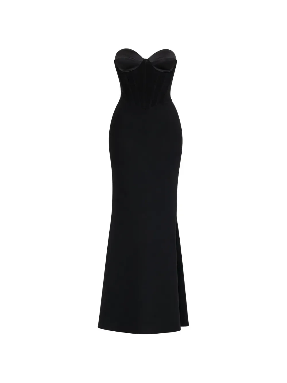 corset flared dress -