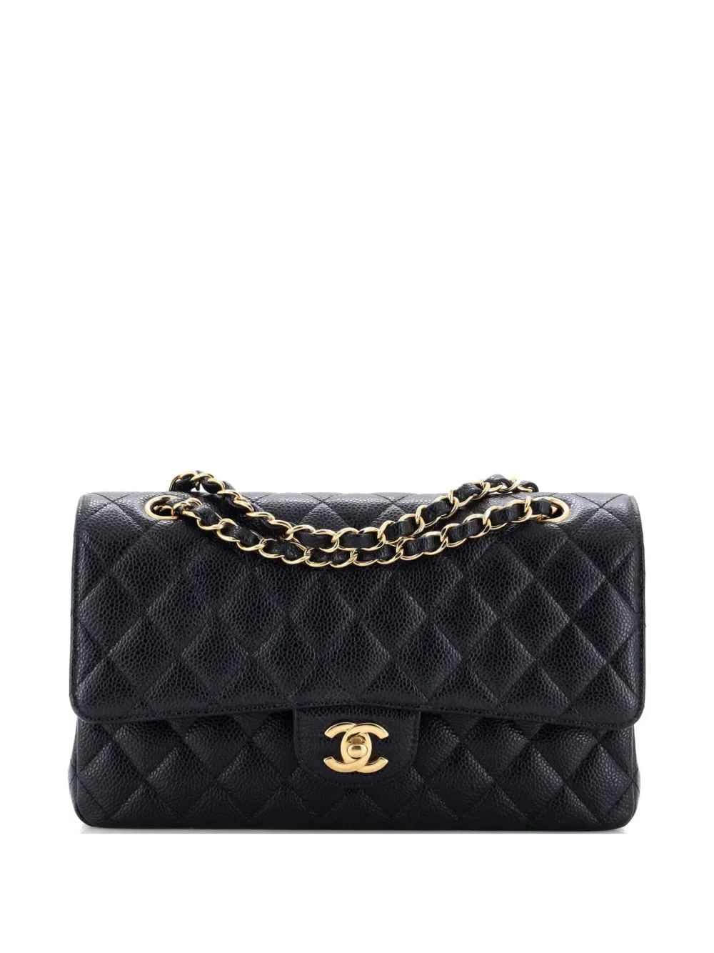 Classic Double Flap Bag Quilted Caviar Medium shoulder bag -