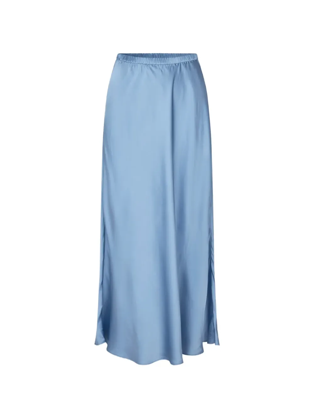 elasticated midi skirt -