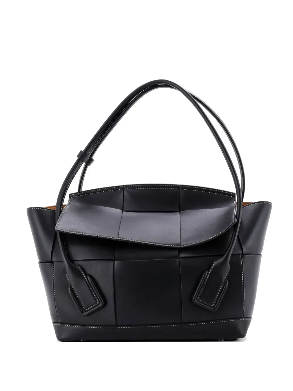 Arco Bag Maxi Intrecciato Leather Large satchel -
