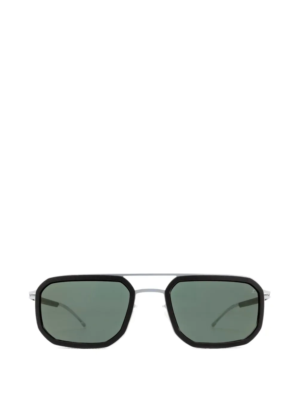 double-bridge rectangle sunglasses -