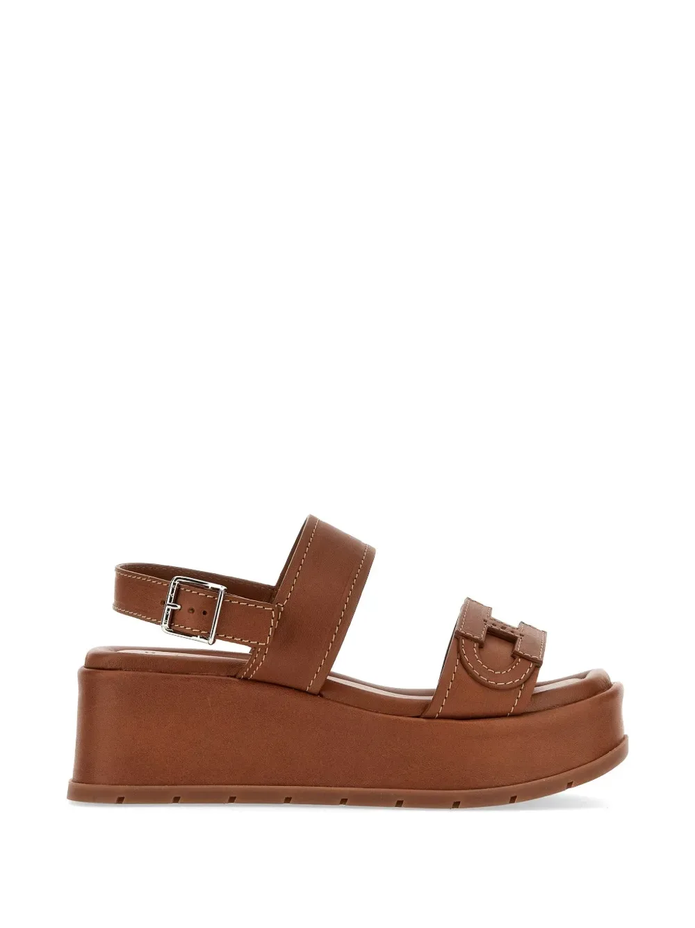 buckle leather sandals -