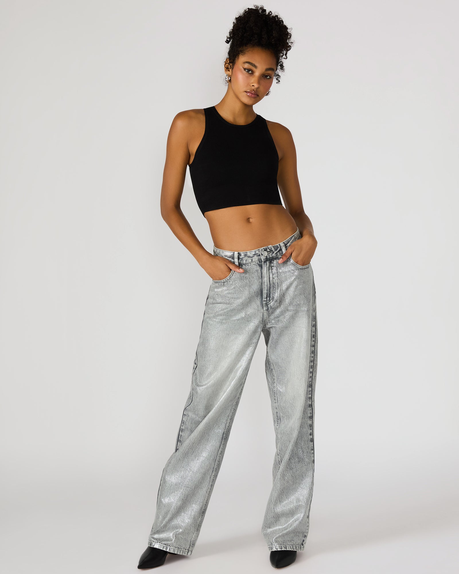 Zo Jean Straight Leg Bottoms - Cotton
