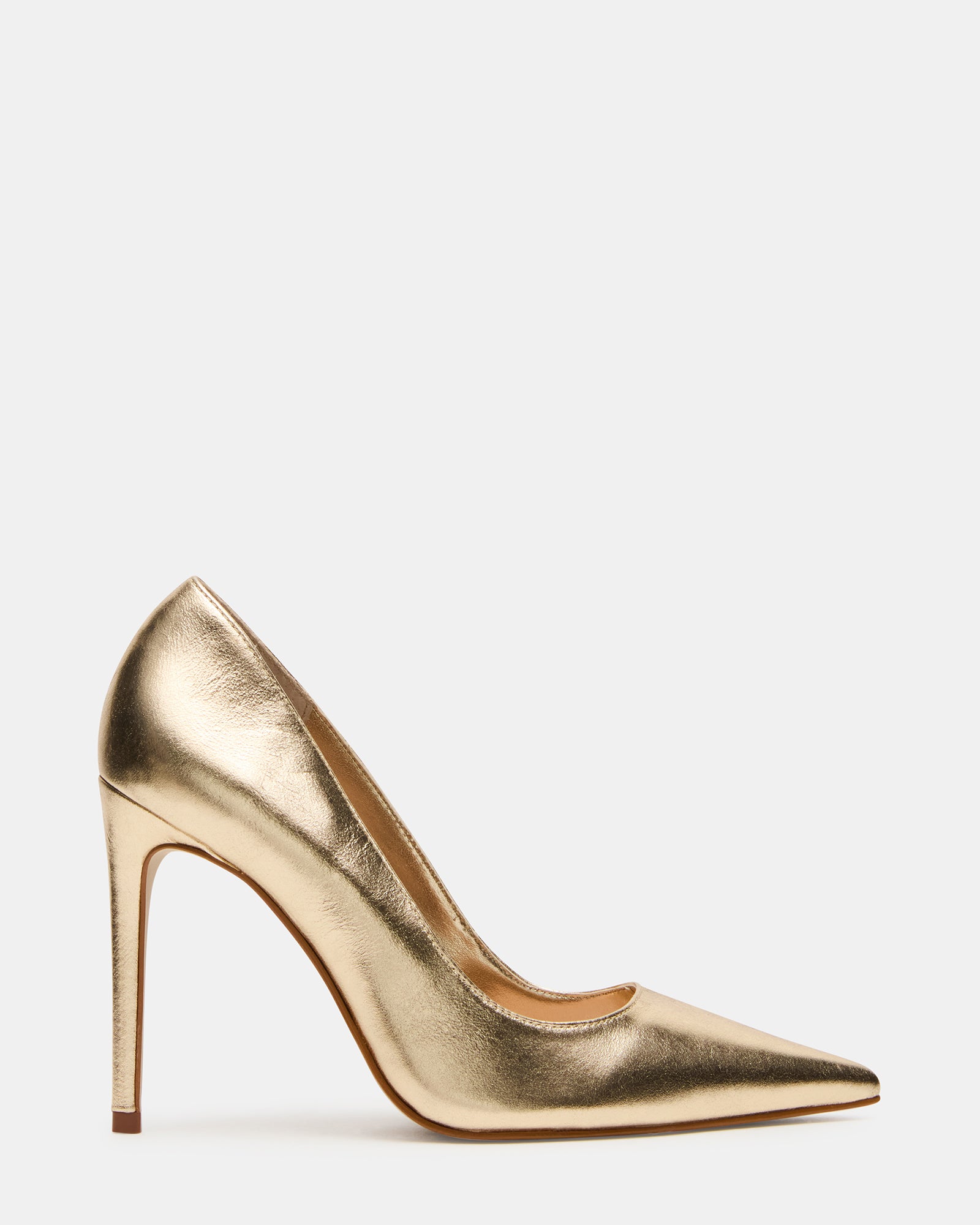 Noir Pointed Toe Heels - Leather by Steve Madden