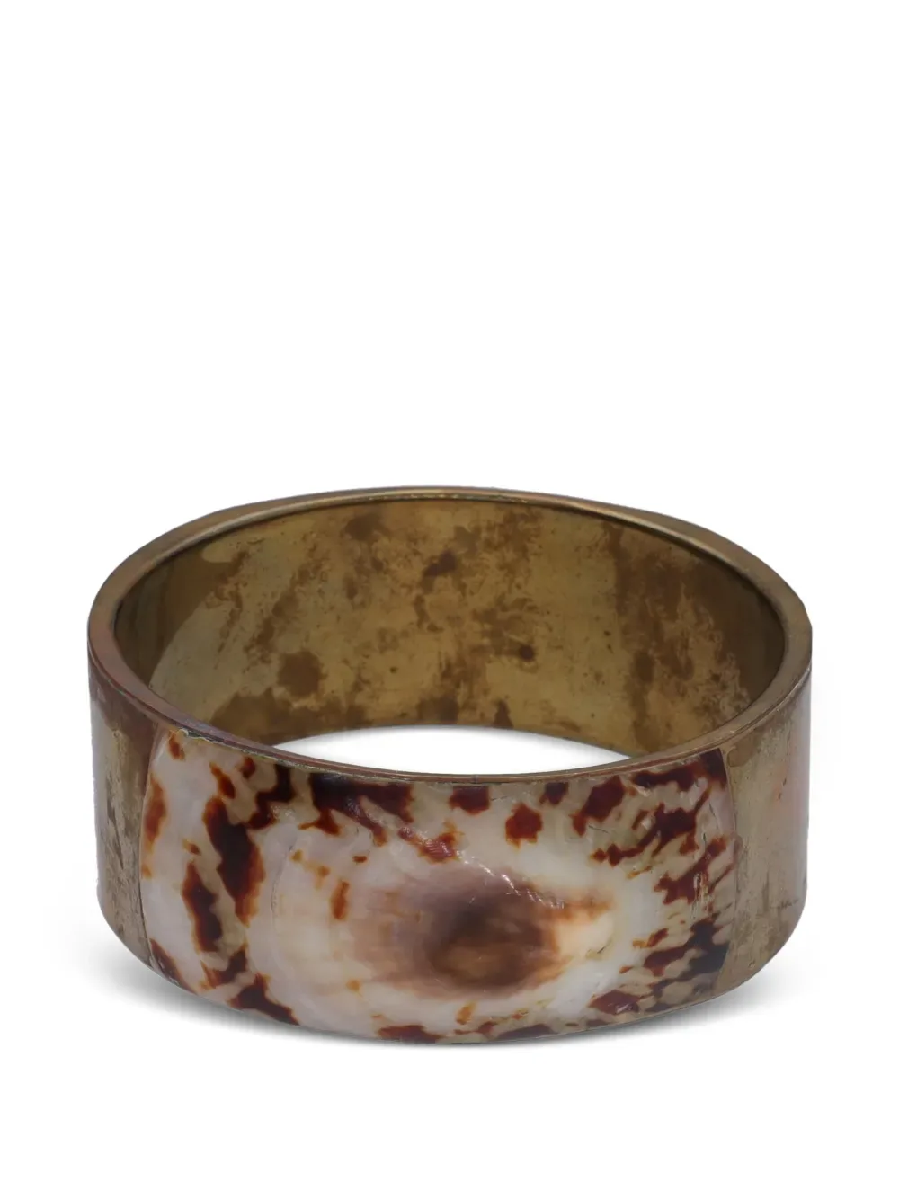 Seashell bangle bracelet -