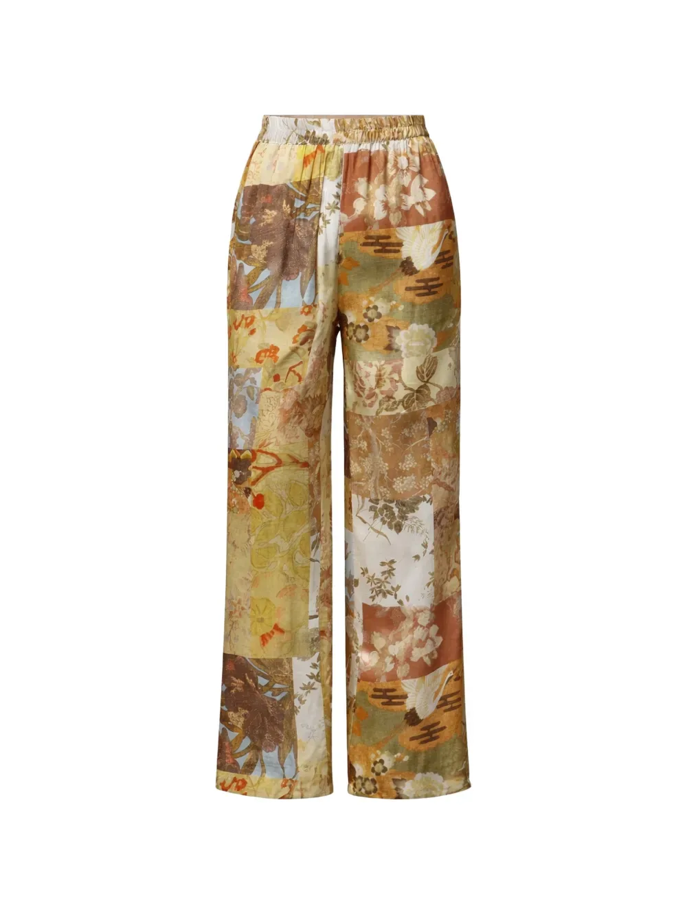 floral-print palazzo pants - by kaos