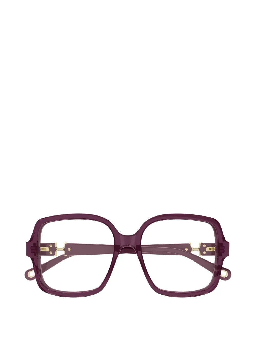 square frame glasses -