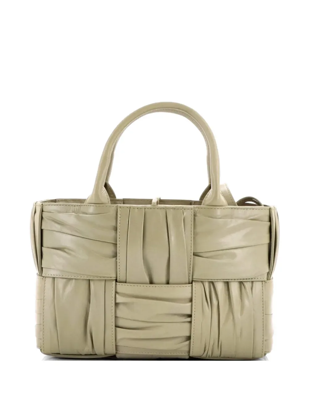 Arco Maxi Intrecciato Plisse Leather Mini tote bag -