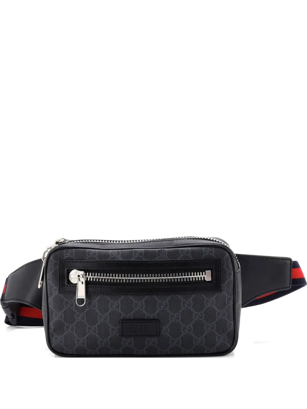 Soft Zip GG Coated Canvas Small belt bag -