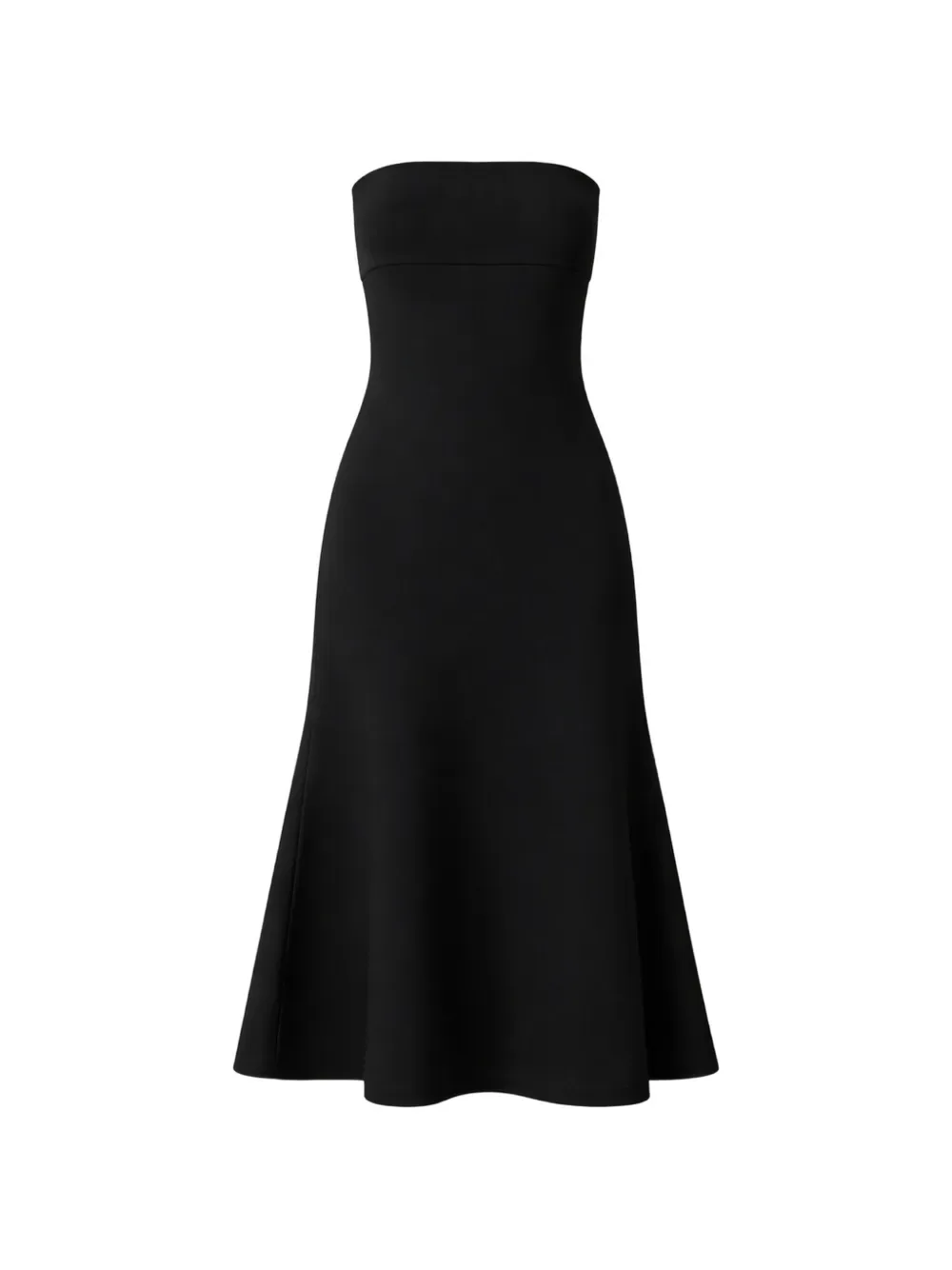 bandeau flared dress -