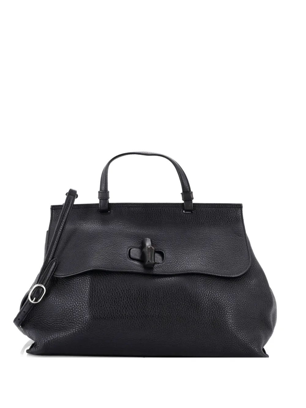 Bamboo Daily Top Handle Bag Leather Large satchel -