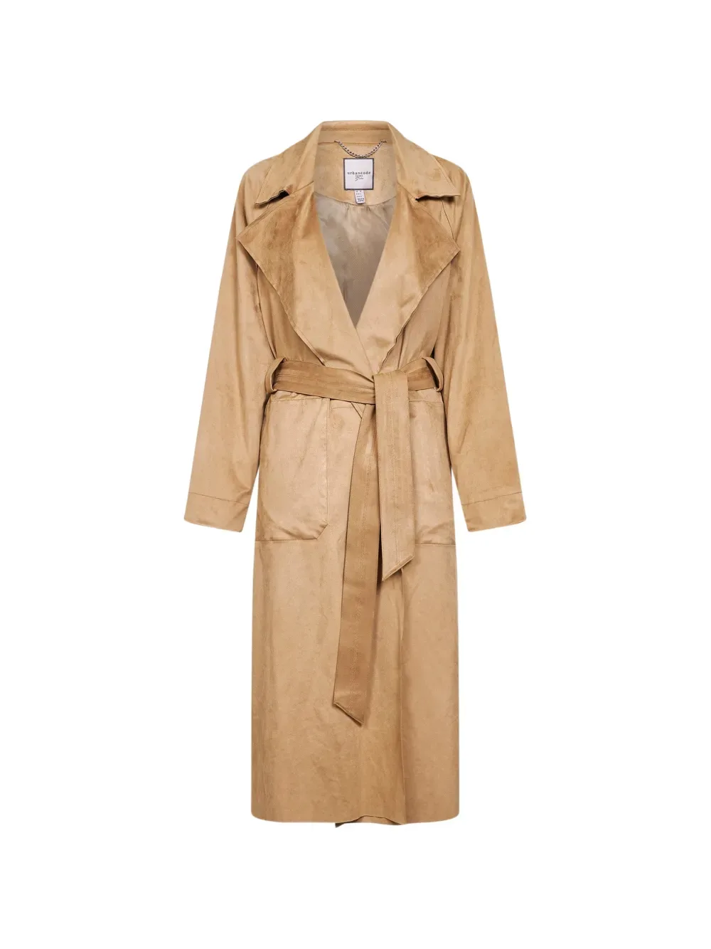 belted trench coat -