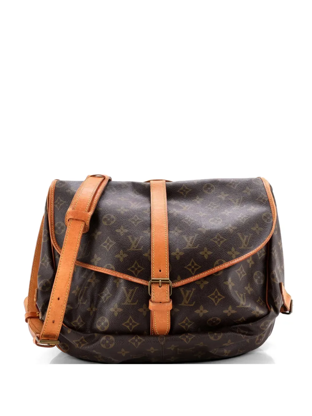 Saumur Handbag Monogram Canvas 35 crossbody bag -