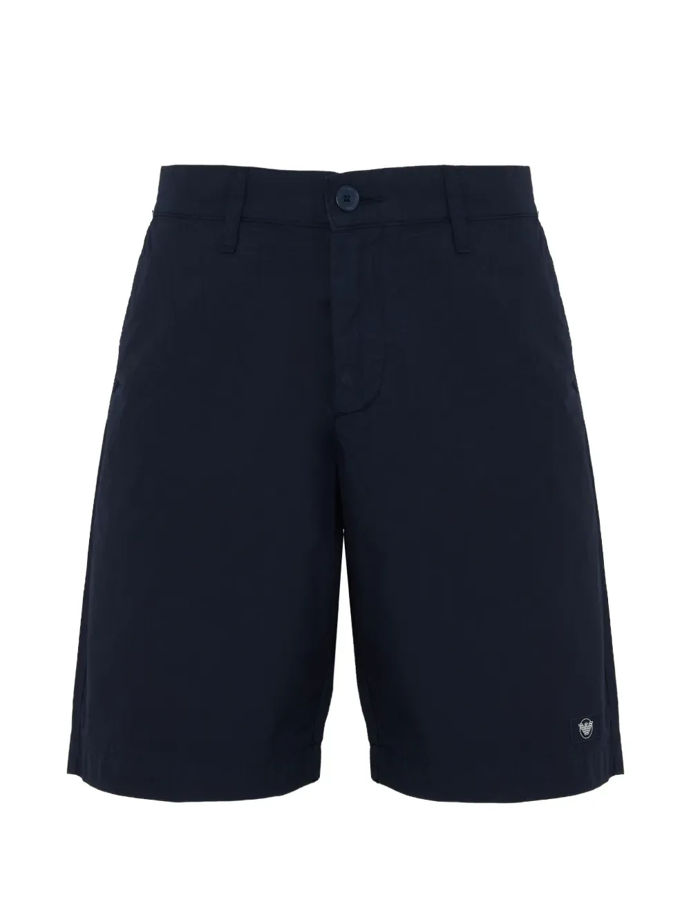 logo-detail button-fastening cotton bermuda shorts -