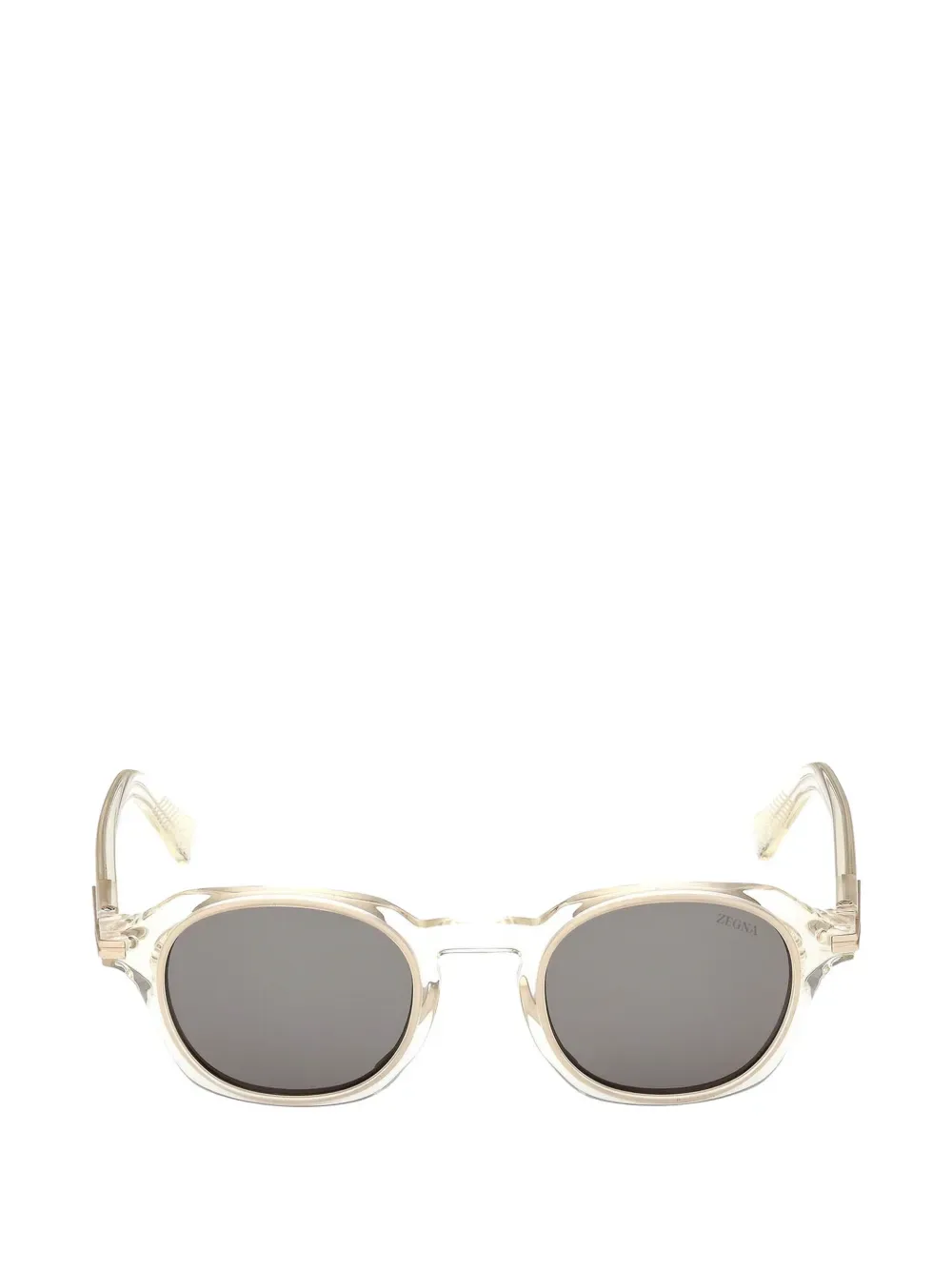 oval-frame sunglasses -