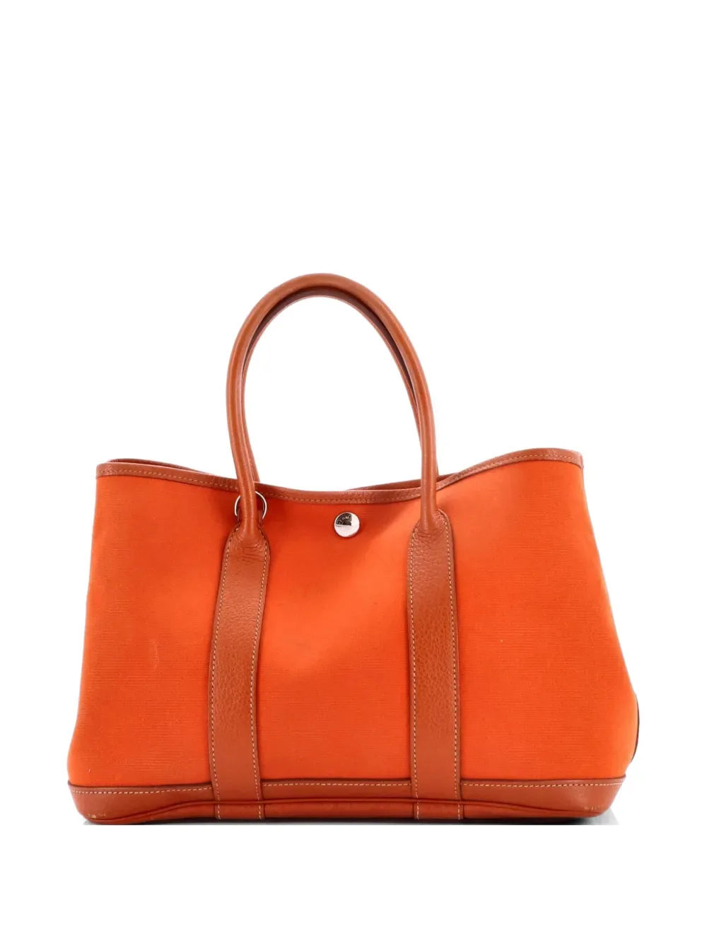Garden Party Toile and Leather 30 tote bag -