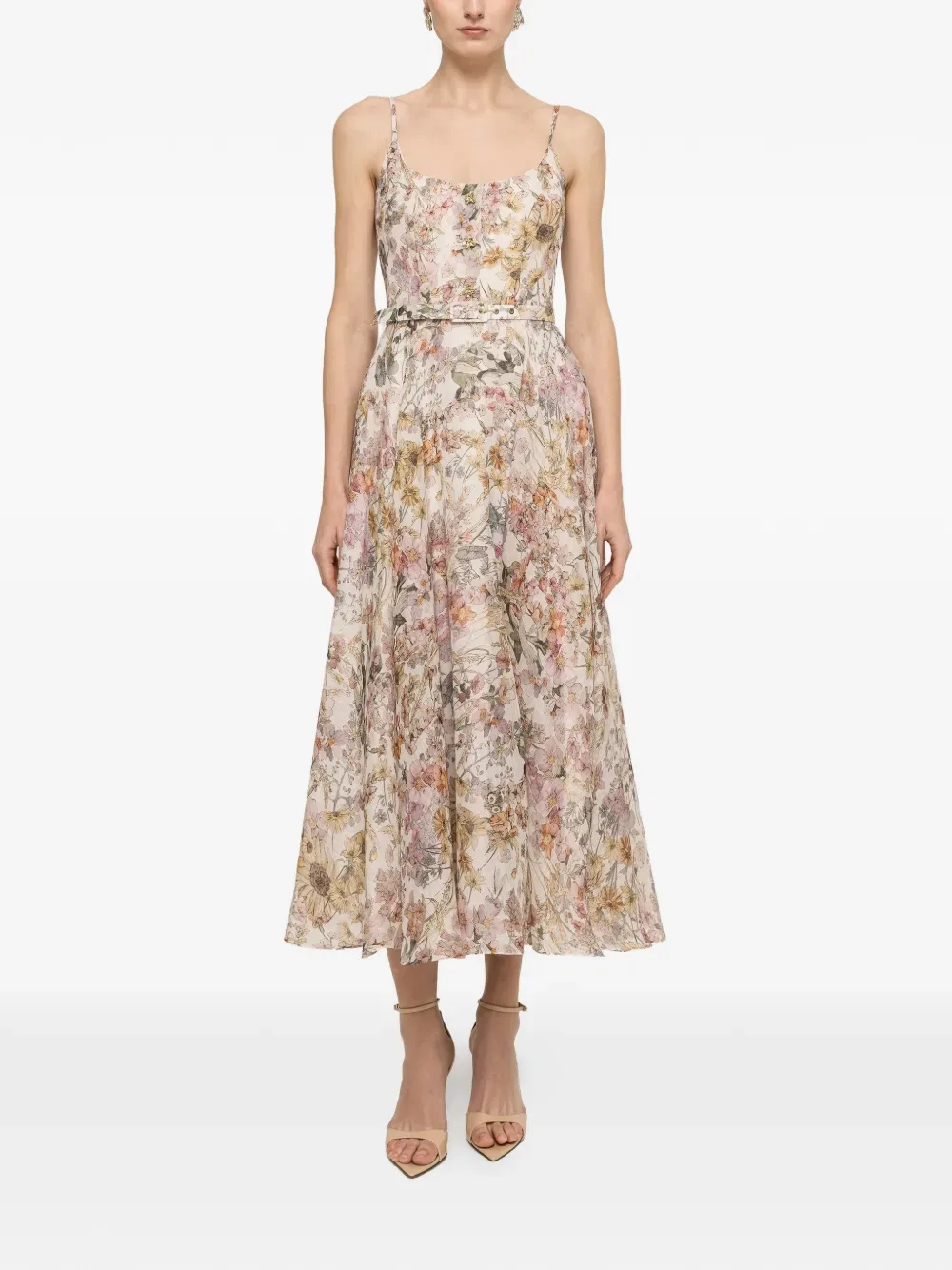 floral midi dress -