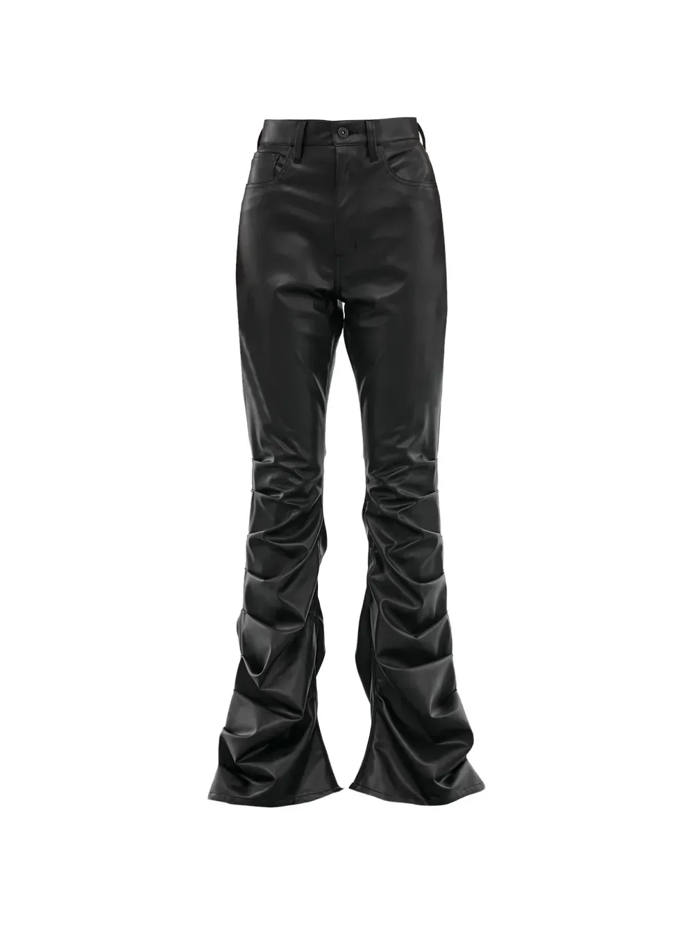 ruffled flared trousers -