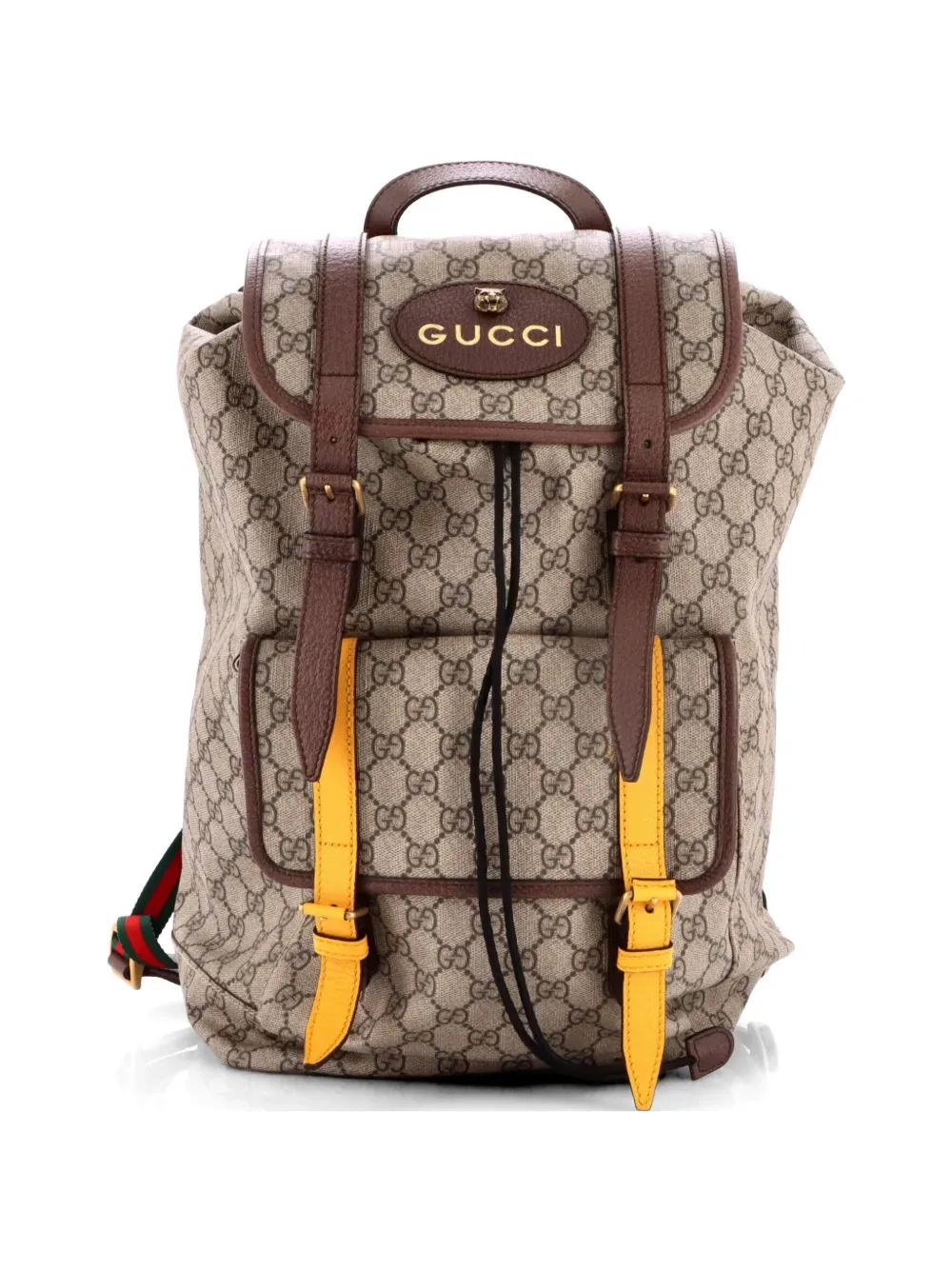 Courrier Soft GG Coated Canvas Large backpack - by Gucci Pre-Owned