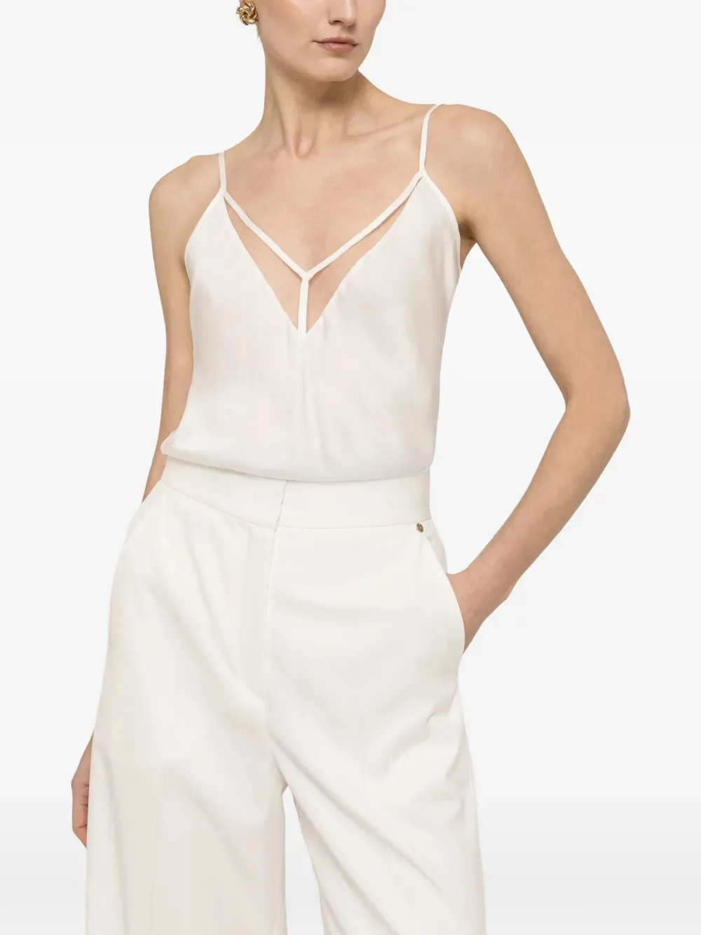 tulle-insert top -