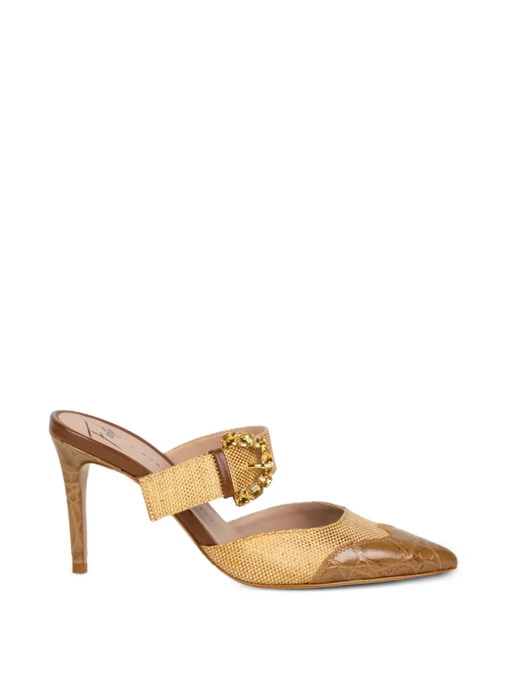 Camilla buckle-strap mules - by Roberto Festa