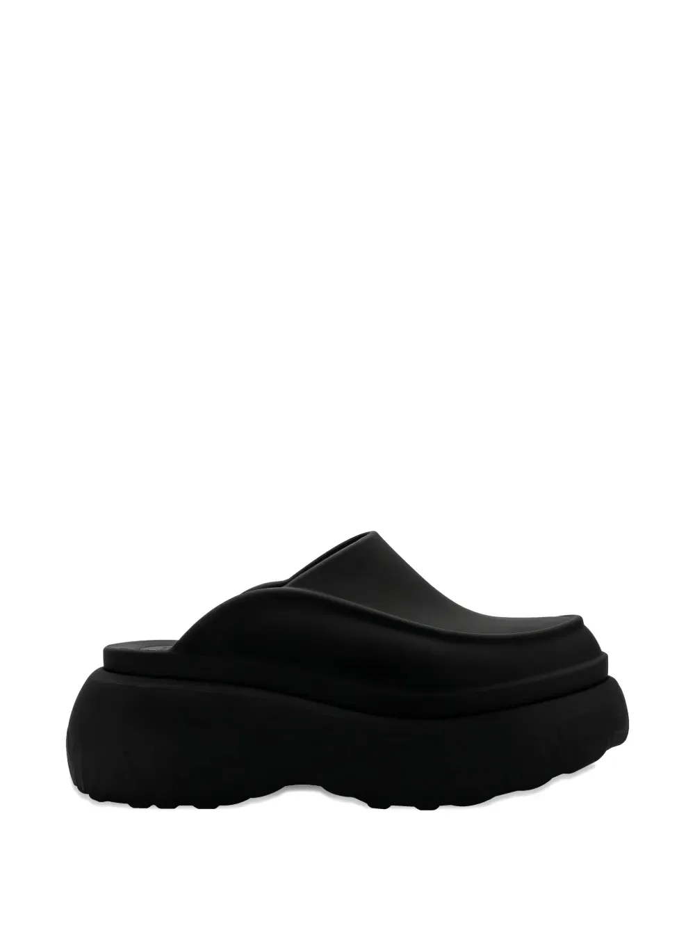 x Melissa logo-embossed mules -