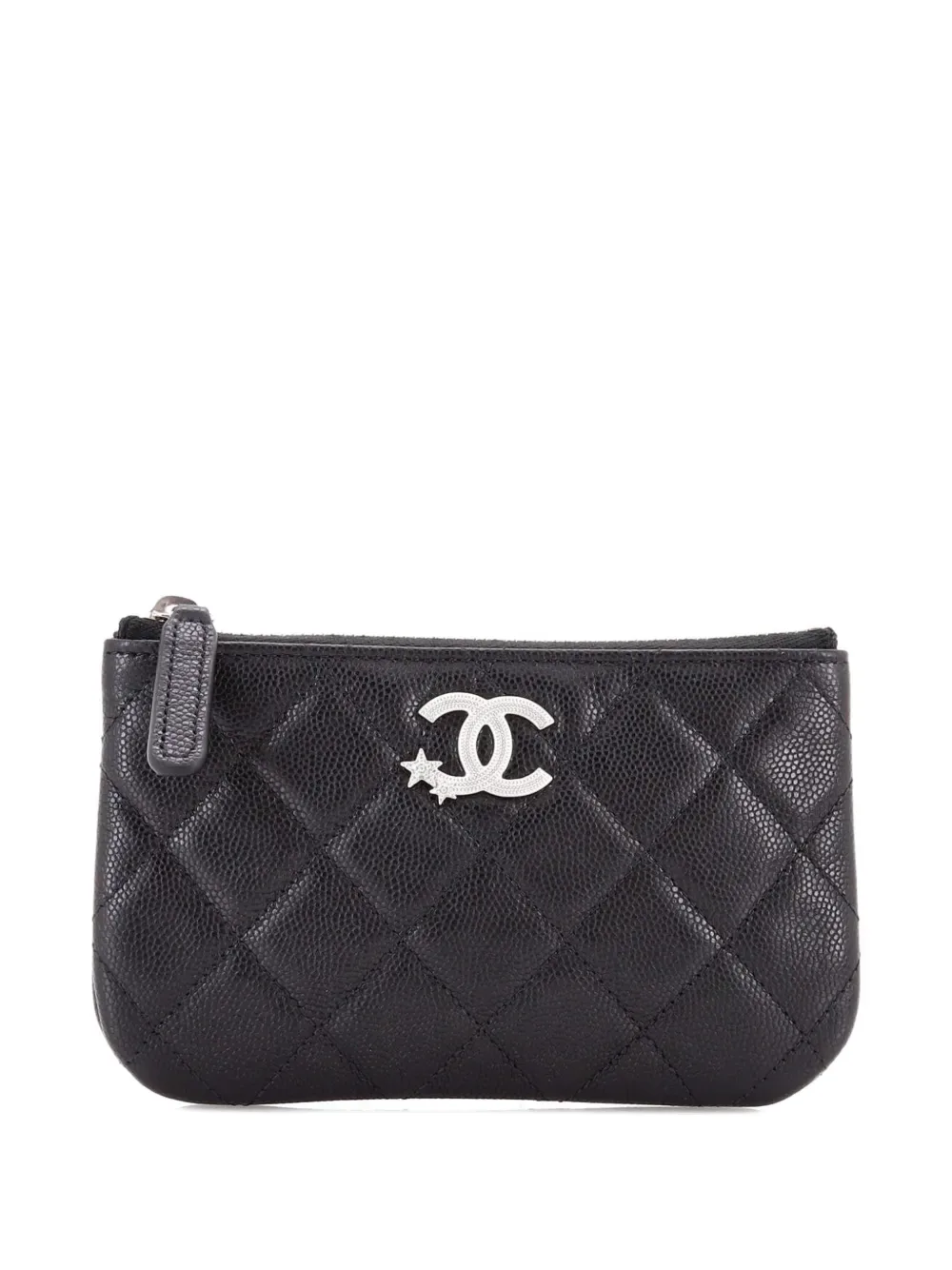 CC Stars O Case Quilted Caviar Mini pouch -
