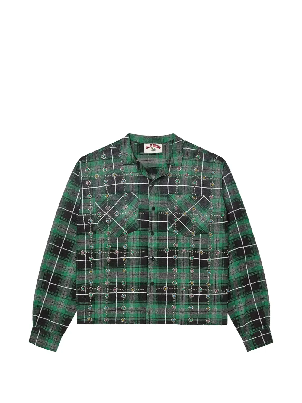 Grinch Gems flannel shirt - by Vale